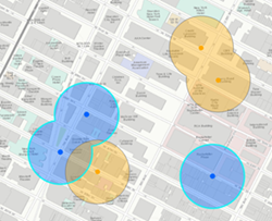 Features with like values dissolved with multipart true Features with like values dissolved with multipart true